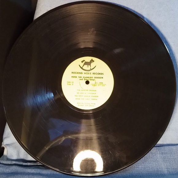 Peter The Flameless Dragon Rocking Horse Players & Orchestra mid 50's Vinyl Rec - Picture 4 of 4